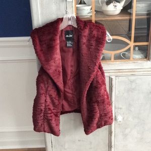 faux fur vest